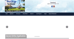 Desktop Screenshot of blueskymtg.com